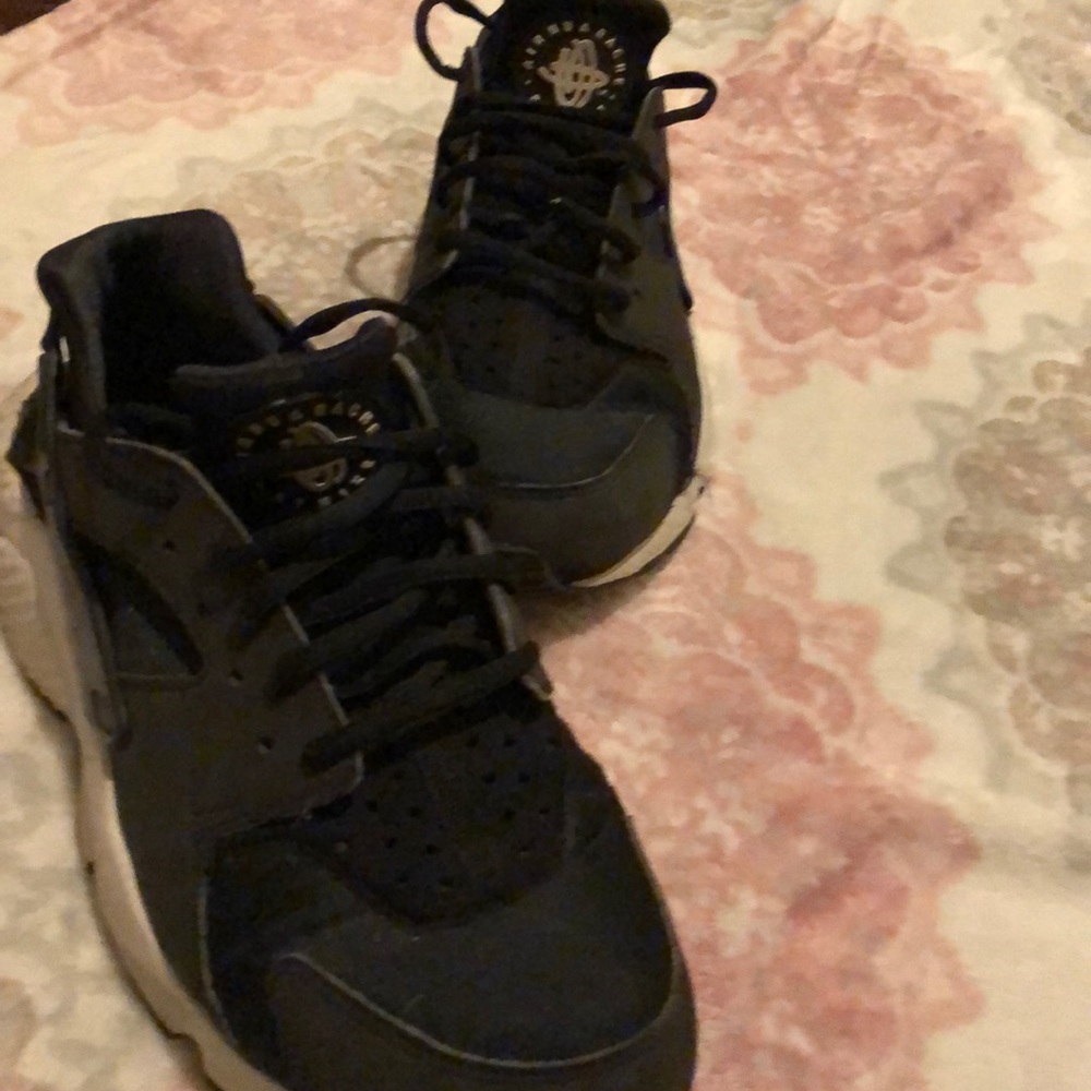 Nike Black and White Air Huarache